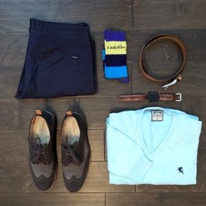 🔥HP🔥 Calvin Klein Navy Slim Fit Chino 32x32